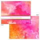 Pink Watercolor Folded Note Cards Image 3 of 3